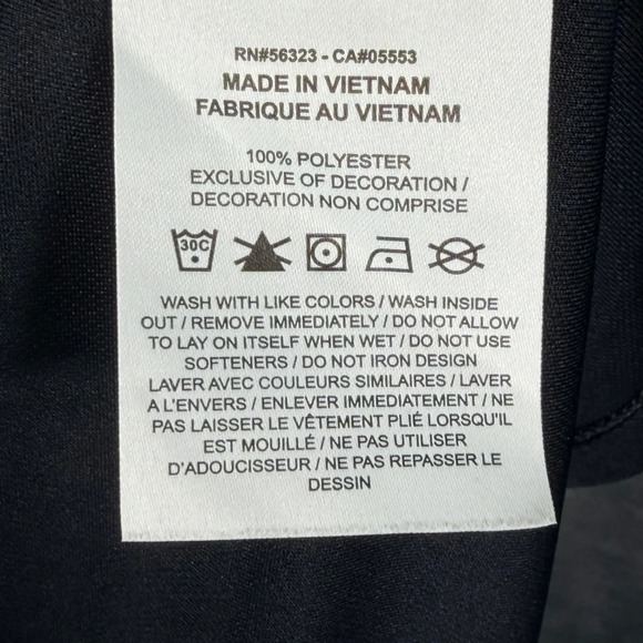 Nike Oregon State Beavers Mens Dri-Fit Golf Polo Size L Black Orange - Picture 4 of 6